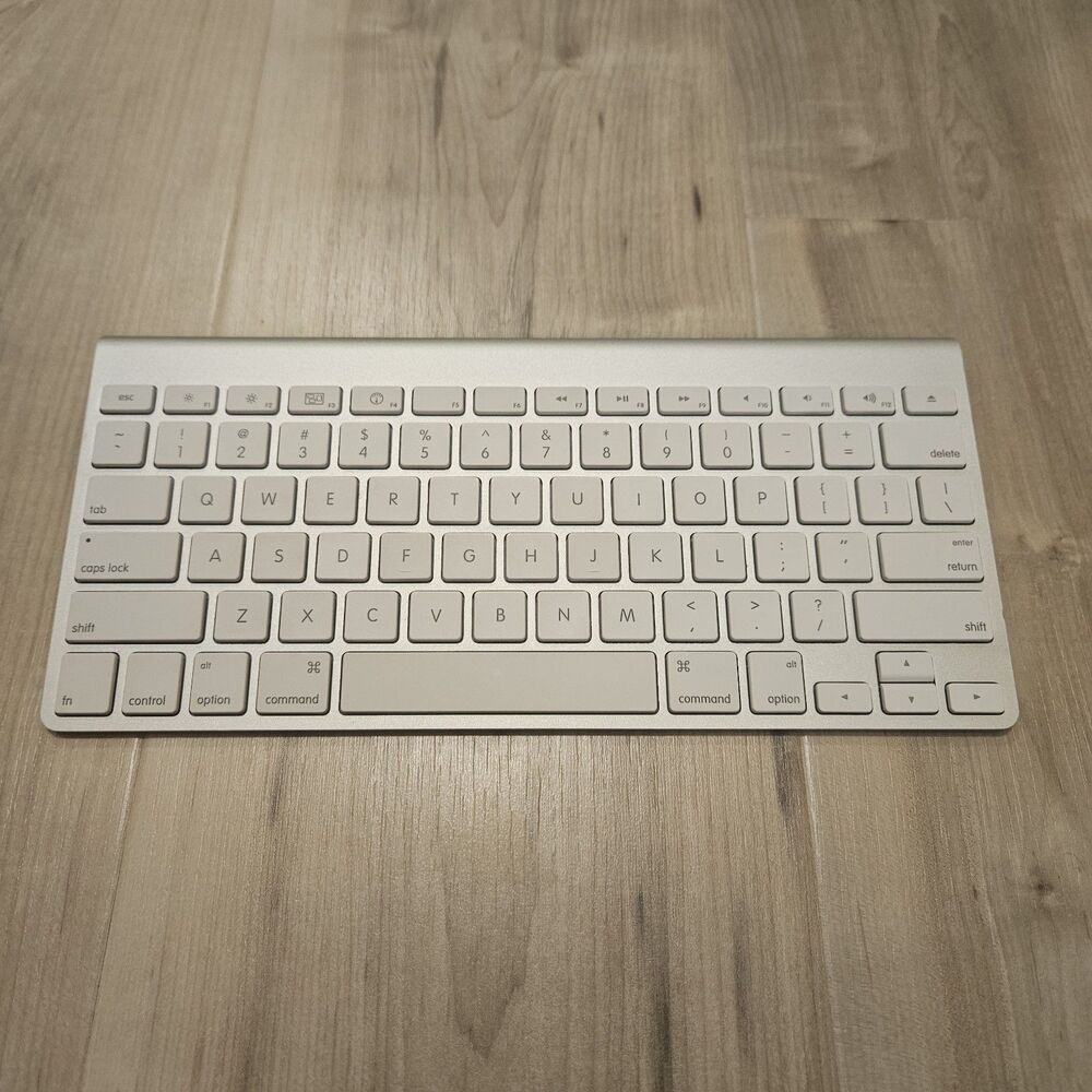 ⌨ Apple A1314 Wireless Bluetooth Keyboard Slim Aluminum Mac iMac MacBook Tested